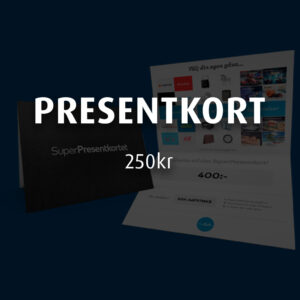 SUPERPRESENTKORT - Värde 250kr